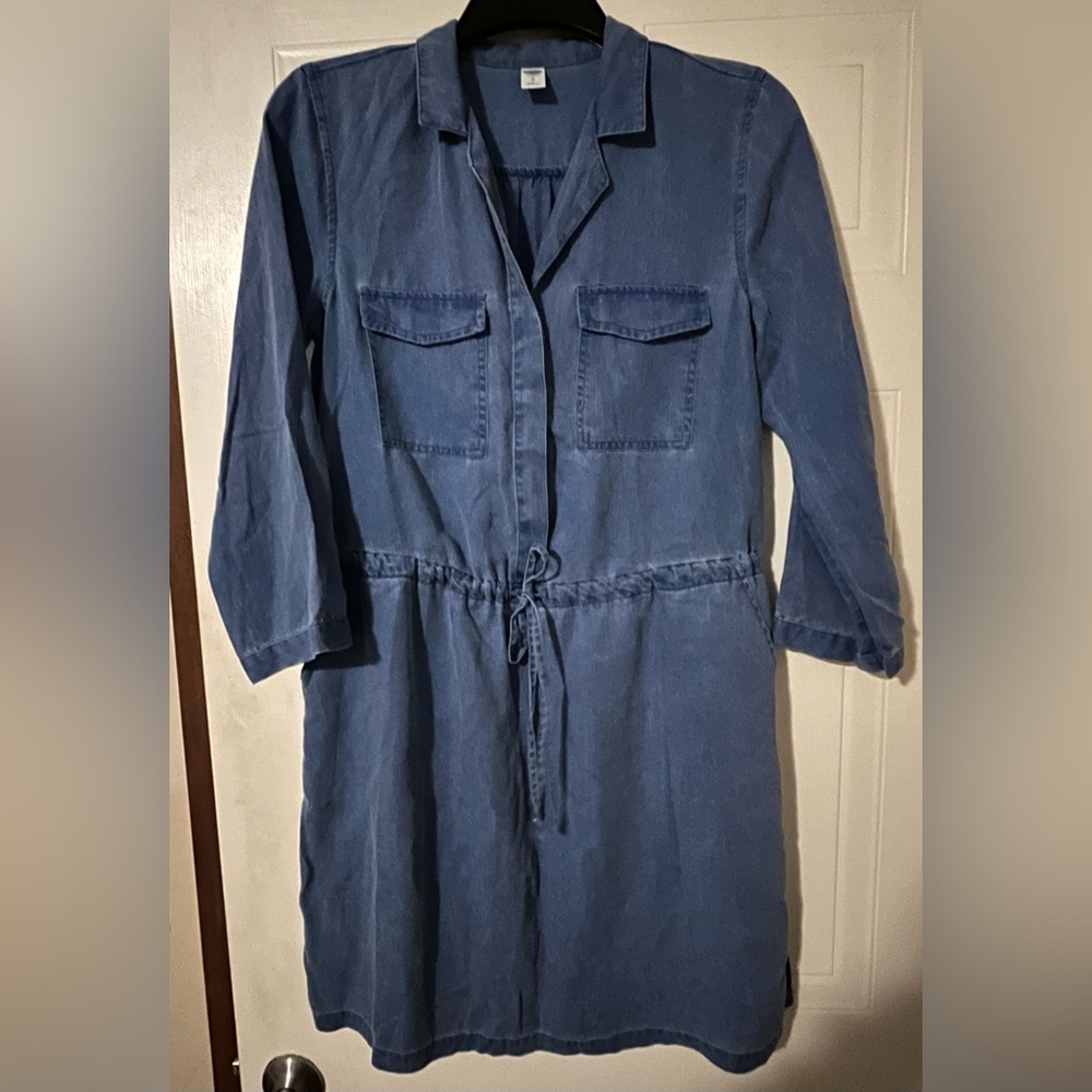 Old Navy Women’s‎ Shirt Dress Size Small Drawstring Button